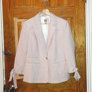 Pink Striped Jacket